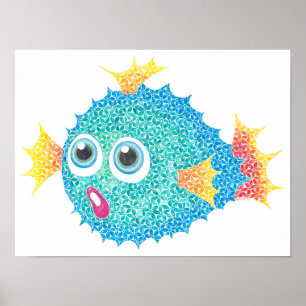 Pufferfish Print