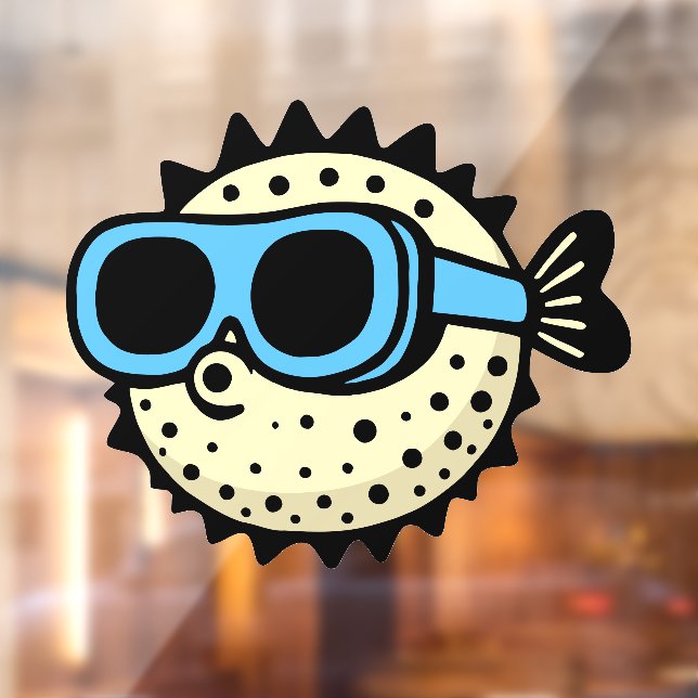 Pufferfish Window Cling (Sheet 2)