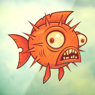 Pufferfish Window Cling