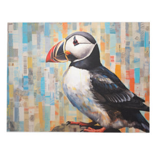 Puffin Animal Bird Art Decor Paint  Notepad