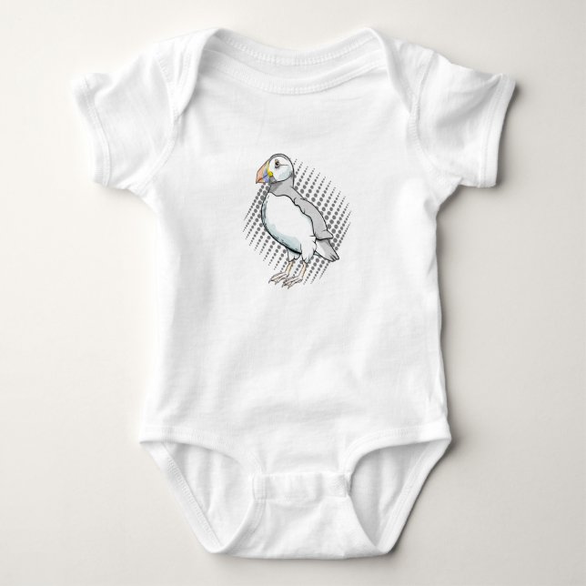 Puffin Baby Bodysuit (Front)
