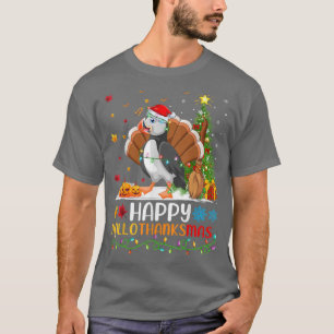 Puffin Bird Lover Funny Happy Puffin HelloThanksMa T-Shirt