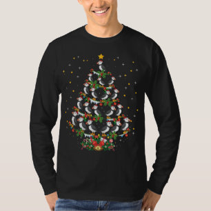Puffin Bird Lover Xmas Santa Hat Puffin Christmas T-Shirt
