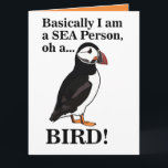 Puffin Bird Seabird Funny Birthday Card<br><div class="desc">Puffin Bird Seabird Funny Birthday Card original design by Nisha Prabhu. Celebrate in style with our Puffin Bird Seabird Funny Birthday Card! Perfect for bird lovers and anyone with a great sense of humour, this vibrant card is sure to bring a smile to the birthday boy or girl. Featuring a...</div>