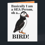 Puffin Bird Seabird Funny Birthday Card<br><div class="desc">Puffin Bird Seabird Funny Birthday Card original design by Nisha Prabhu. Celebrate in style with our Puffin Bird Seabird Funny Birthday Card! Perfect for bird lovers and anyone with a great sense of humour, this vibrant card is sure to bring a smile to the birthday boy or girl. Featuring a...</div>