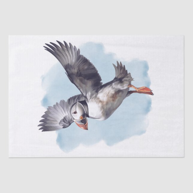 Puffin Bird Tissue Paper (Front)