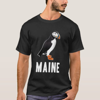Puffin Bird Watching In Maine Souvenir Gift T-Shirt