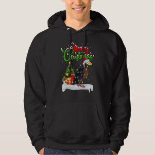 Puffin Bird   Xmas Decorations Santa Puffin Christ Hoodie