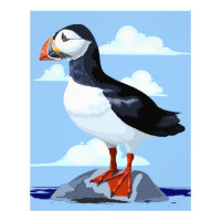 Puffin Cute Atlantic Seabird