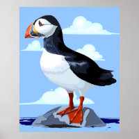 Puffin Cute Atlantic Seabird