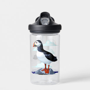 Puffin Cute Atlantic Seabird Water Bottle
