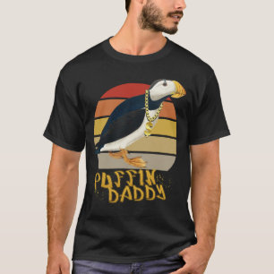 Puffin Daddy Cool Retro Vintage Puffin Rapper T-Shirt