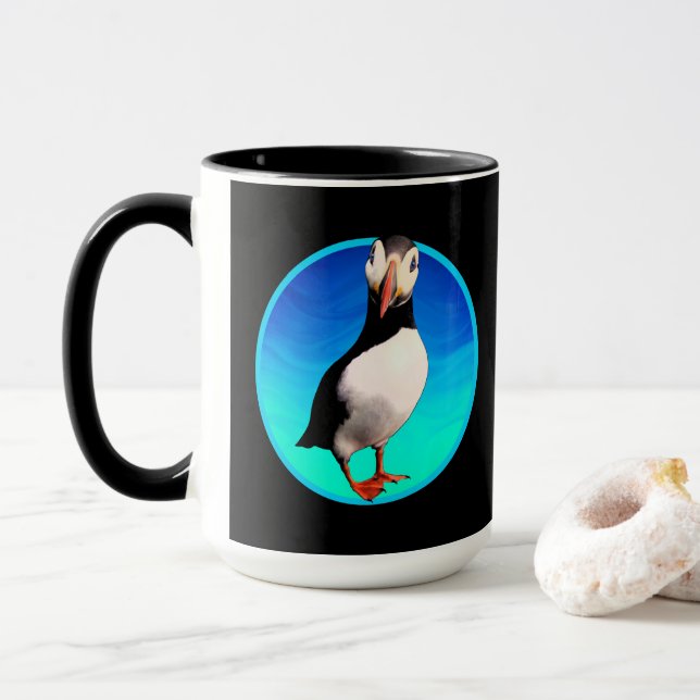 Puffin II - 15 oz. Combo Mug (With Donut)