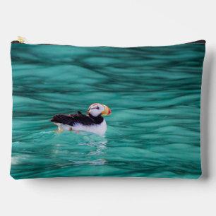 Puffin In Resurrection Bay, Alaska Accessory Pouch