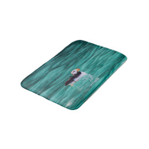 Puffin In Resurrection Bay, Alaska Bath Mat
