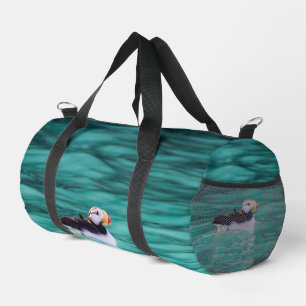 Puffin In Resurrection Bay, Alaska Duffle Bag