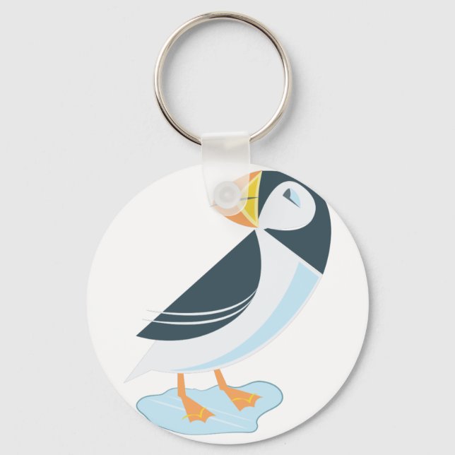 Puffin Key Ring (Front)