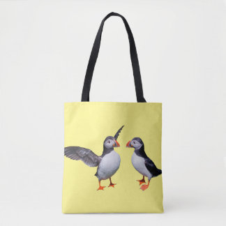 Puffin Pals All-Over-Print Bag (Yellow)