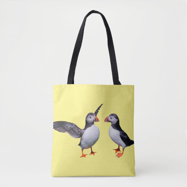Puffin Pals All-Over-Print Bag (Yellow) (Front)