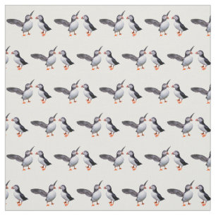 Puffin Pals Fabric (Choose Your Colour)