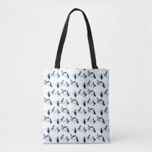 Puffin Party All Over Print Bag (choose colour)