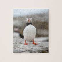 Puffin Photo 8" x 10" Photo Puzzle with Gift Box