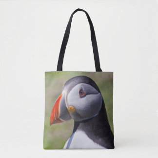 Puffin Portrait All Over Print Bag