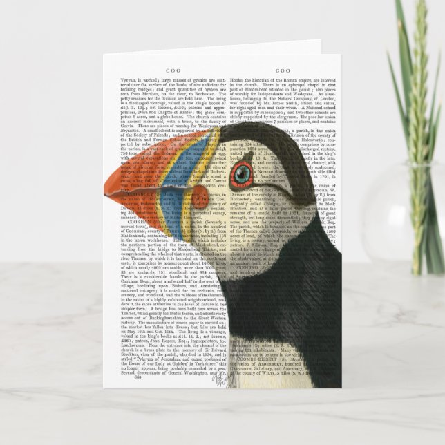 Puffin Portrait Card (Front)