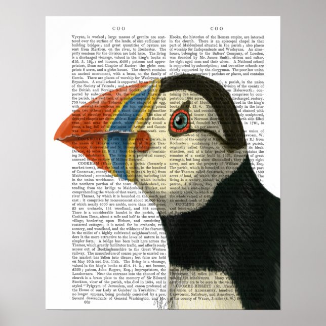 Puffin Portrait Poster (Front)