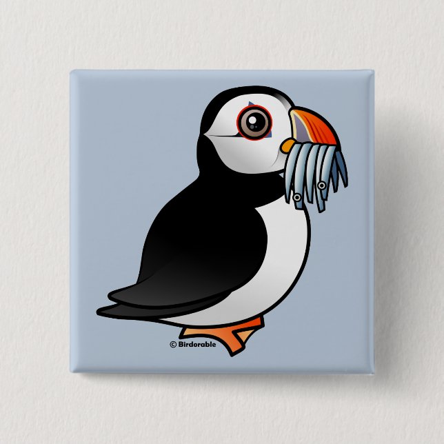 Puffin Prowess 15 Cm Square Badge (Front)