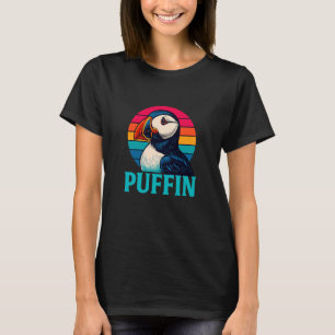 Puffin Retro Bird Lover Funny Nature T-Shirt