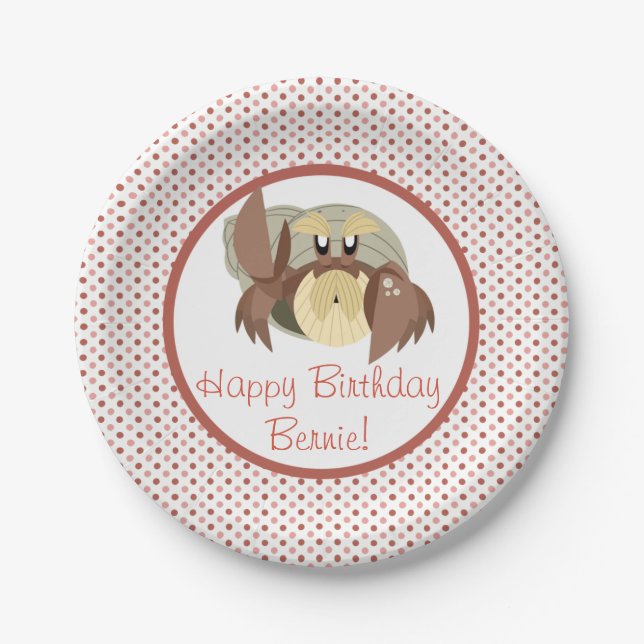 Puffin Rock Party Plate - Bernie (Front)