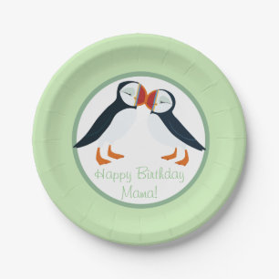 Puffin Rock Party Plate  - Mama & Papa