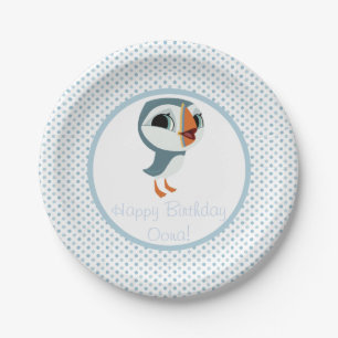 Puffin Rock Party Plate - Oona