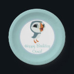 Puffin Rock Party Plate - Oona<br><div class="desc">Puffin Rock Birthday Party Paper Plate - Oona Design</div>