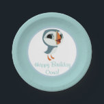 Puffin Rock Party Plate - Oona<br><div class="desc">Puffin Rock Birthday Party Paper Plate - Oona Design</div>