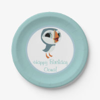 Puffin Rock Party Plate - Oona