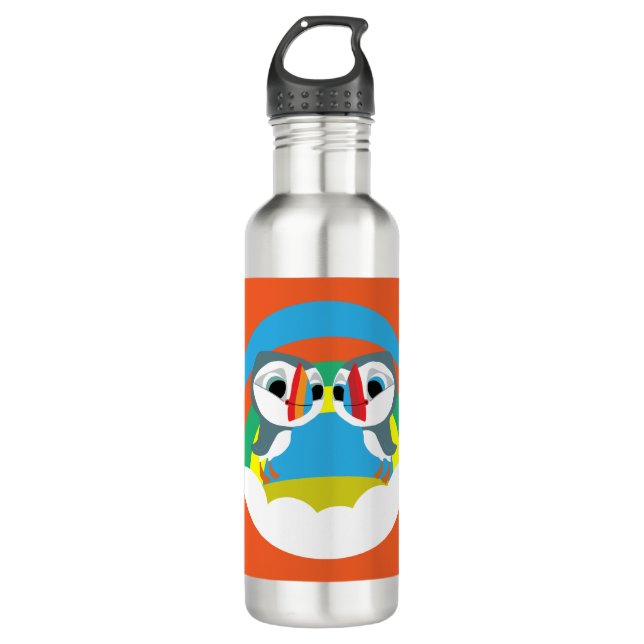 Puffin Rocks 710 Ml Water Bottle (Front)
