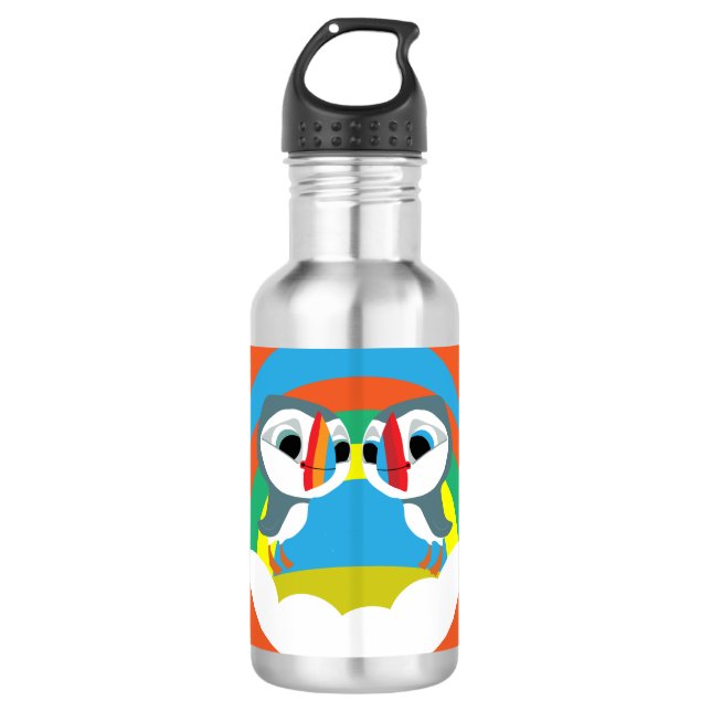 Puffin Rocks 710 Ml Water Bottle (Front)
