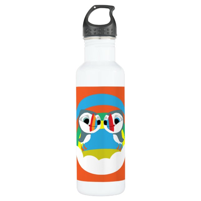Puffin Rocks 710 Ml Water Bottle (Front)