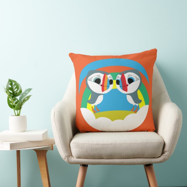 Puffin Rocks Cushion (Chair)