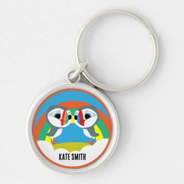 Puffin Rocks Key Ring (Front)