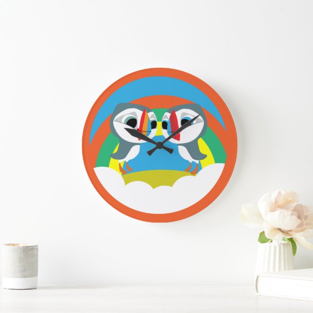 Puffin Rocks Large Clock (Home)