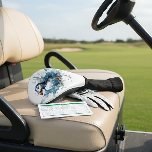 Puffin Splash, custom Golf Head Cover (Creator Uploaded)