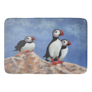 Puffin Trio Bath Mat