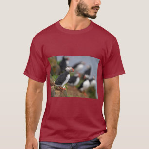 Puffin with Fish Tee