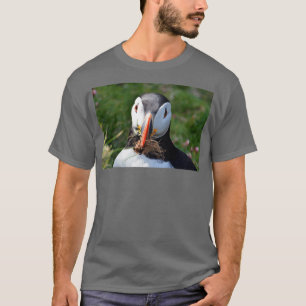 Puffin with Nesting Material T-Shirt