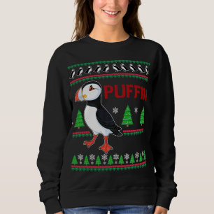 Puffin Xmas Ugly Sweater Puffins Lover Funny Cute