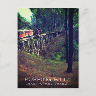 Puffing Billy, Dandenong Ranges, Victoria, Aus Postcard