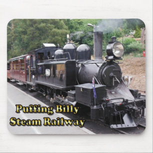 Puffing Billy Historic Steam Train in Australia Mouse Mat